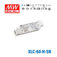 Mean Well XLC - 60 - H - SN LED Driver 60W 1400mA 9~54V Constant Power with Strain - relief, NFC Current Setting - XLC-60-H-SN - powersupplymall.com
