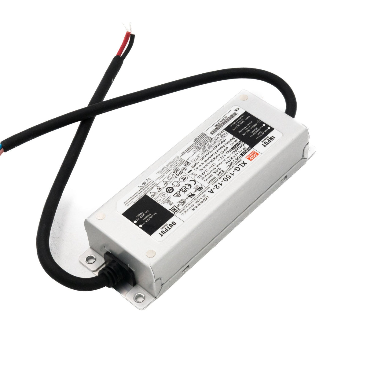 Mean Well XLG - 150 - 12 - A Power Supply 150W 12V - Adjustable - XLG-150-12-A - powersupplymall.com