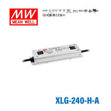 Mean Well XLG-240-H-A Power Supply 240W 1400mA - Adjustable - XLG-240-H-A - powersupplymall.com