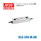 Mean Well XLG-240-M-AB Power Supply 240W 1400mA - Adjustable and Dimmable - XLG-240-M-AB - powersupplymall.com