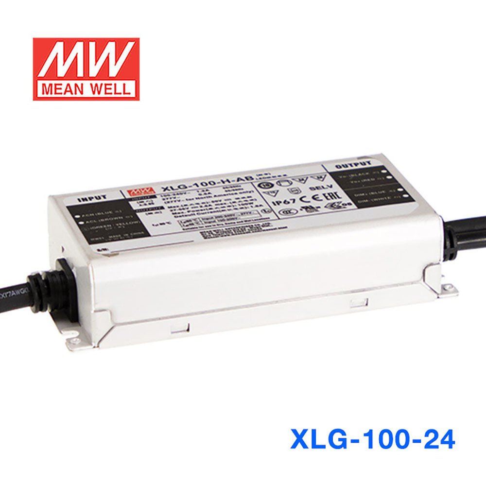 Mean Well XLG Series LED Power Supply 24V (75~200W) - powersupplymall.com
