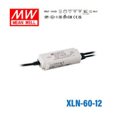 Mean Well XLN-60-12 LED Driver 60W 12V IP67 5A - XLN-60-12 - powersupplymall.com