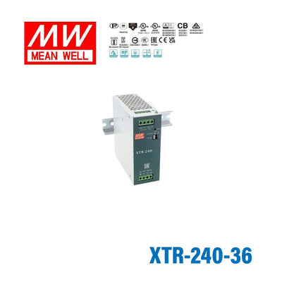 Mean Well XTR Three Phase Din Rail Power Supply 240~960W 36V
