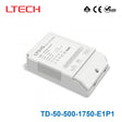 TD - 50 - 500 - 1750 - E1P1 50W 500 - 1750mA CC Triac LED Driver - Selectable Output - TD-50-500-1750-E1P1 - powersupplymall.com