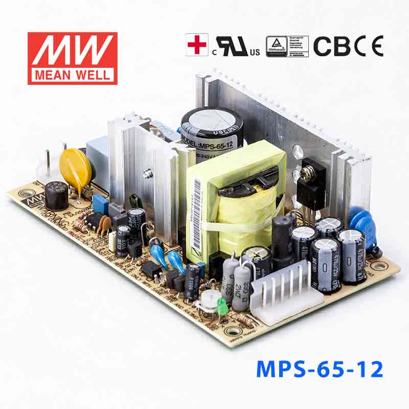 Mean Well MPS-65-3.3 Power Supply 65W 3.3V
