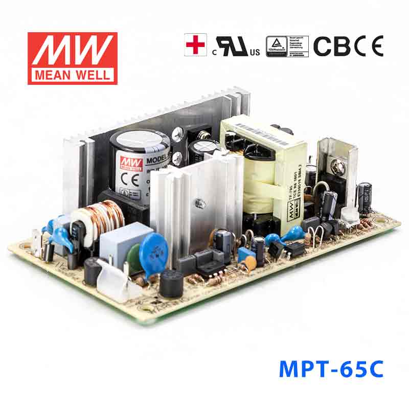 Mean Well MPT-65C Power Supply 65W 5V 15V -15V