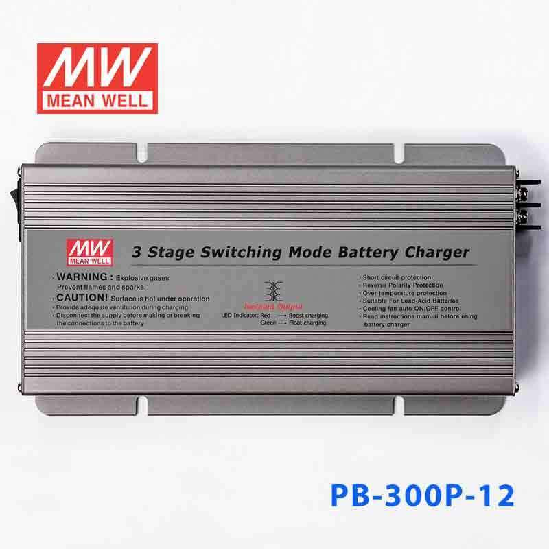 Mean Well PB-300P-12 Battery Chargers 300W 14.4V 12.5A - 3 Stage W/PFC
