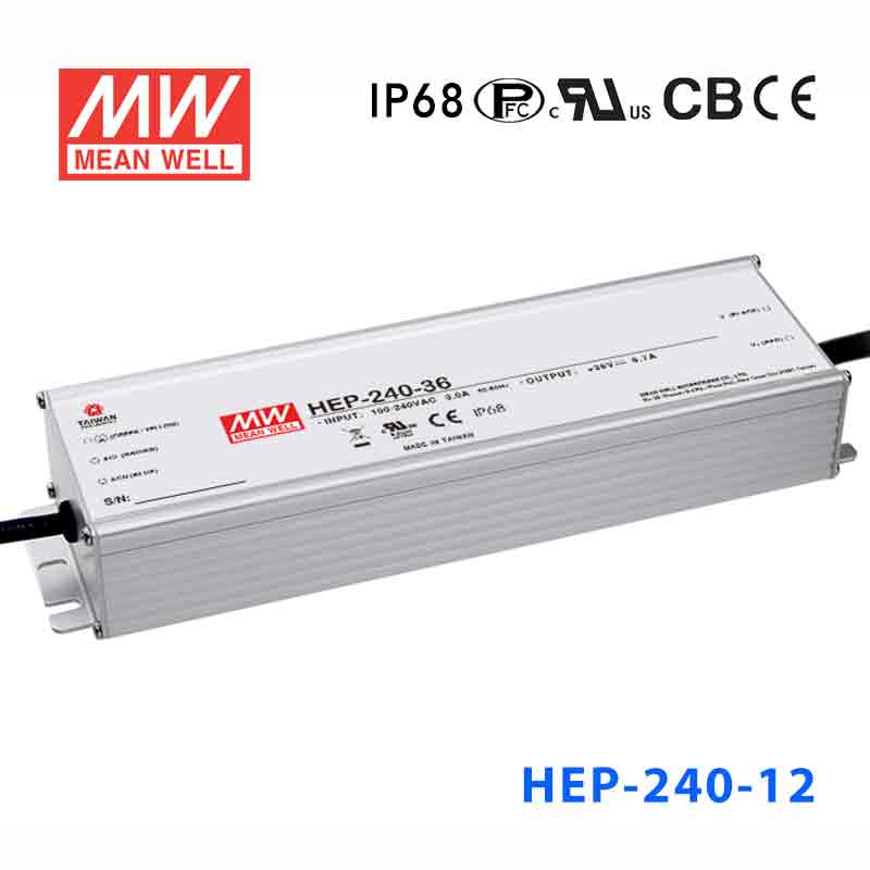 Mean Well HEP-240-12 Power Supply 192W 12V