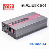 Mean Well PB-1000-24 Battery Chargers 1000W 28.8V 34.7A - 2/3/8 Stage W/PFC