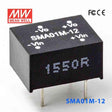 Mean Well SMA01M-12 DC-DC Converter - 1W - 10.8~13.2V in 12V out