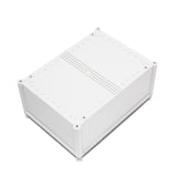 Boxco S-Series 5.91 x 5.91 x 3.94 Inches(150x150x100mm) Plastic Enclosure, IP67, IK08, ABS, Transparent Cover, Screw Type