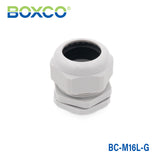 Boxco BC-M16L-G 4-8mm Grey Metric Cable Gland