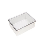 Boxco P-Series 11.81 x 15.75 x 7.09 Inches(300 x 400 x 180mm) Plastic Enclosure, IP67, IK08, PC, Transparent Cover, Molded Hinge and Latch Type - PHOTO 1