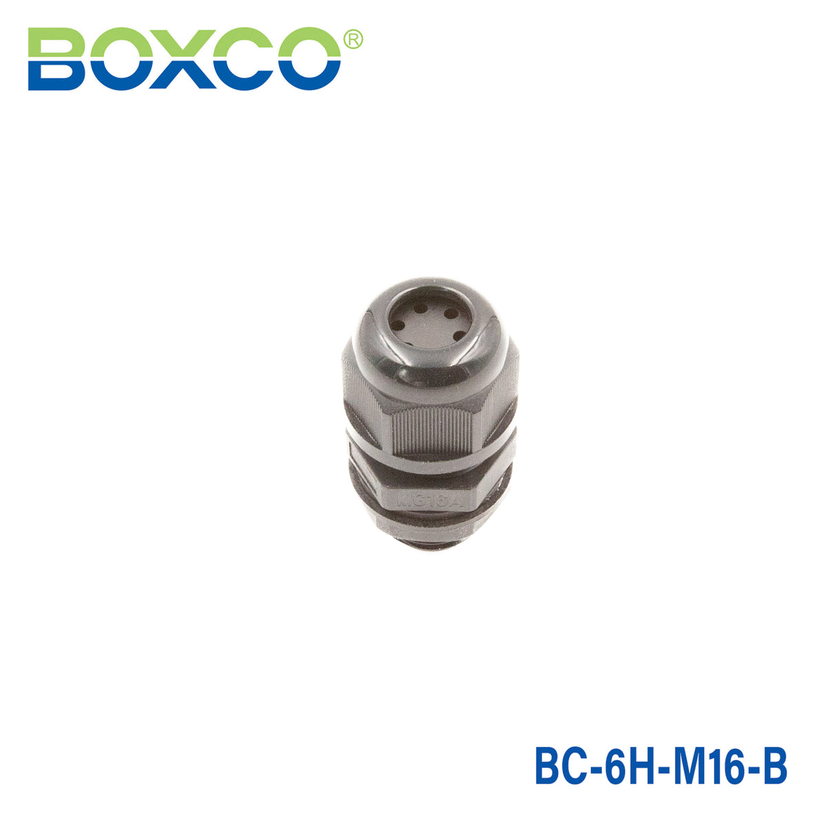 Boxco BC-6H-M16-B Rubber Cable Gland Grommet 1~2 mm Hole Ivory